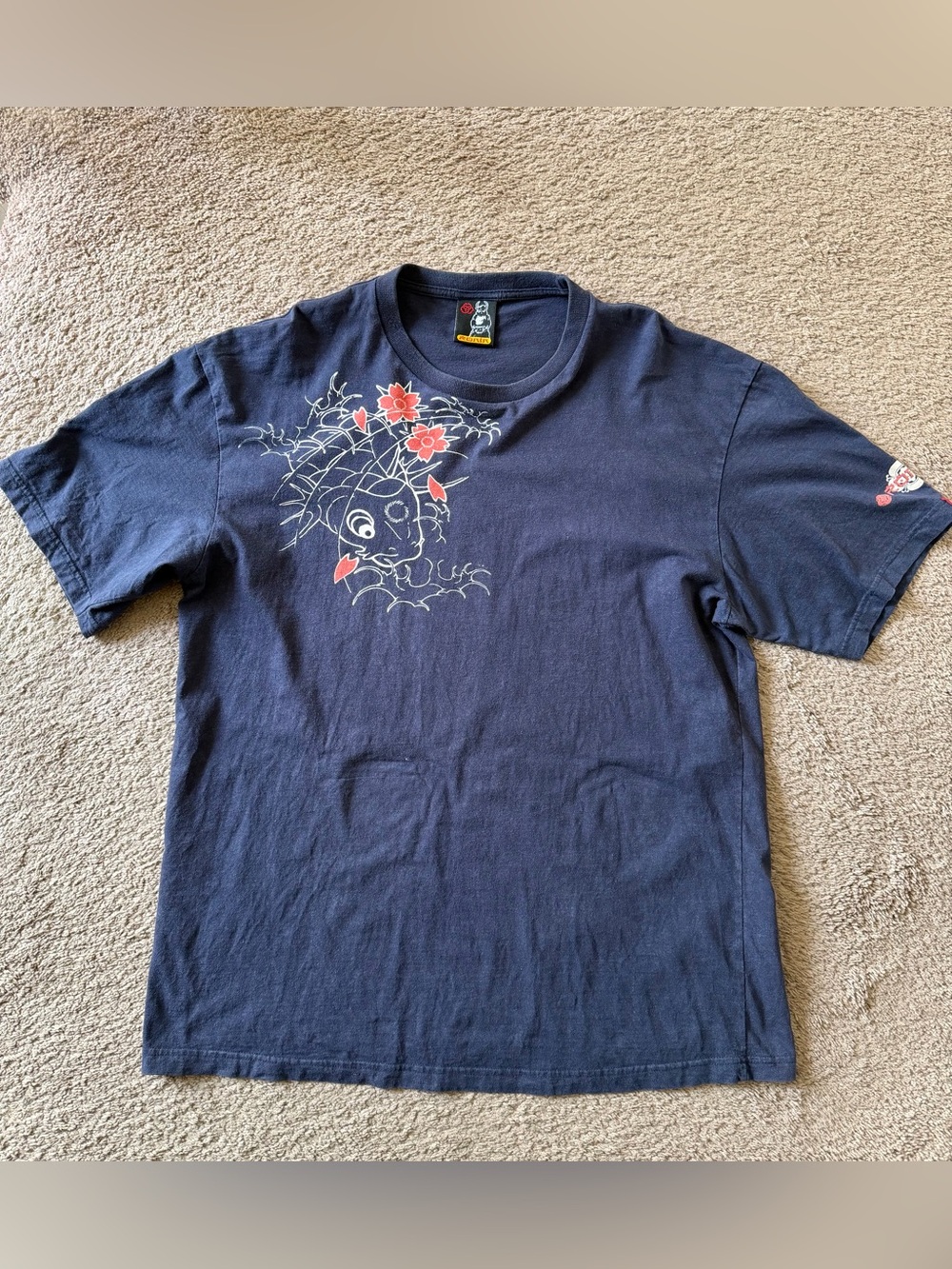 Ronin Floral Koi Fish Shirt